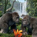 Gorilla Monster Fight