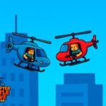 Helicopter Battle Steve 2 Player