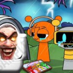 Sprunki Castle Panic Skibidi Toilet