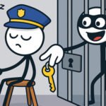 Thief Puzzle Long Hand Game